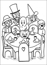 Halloween színező 10.