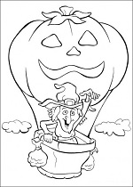 Halloween színező 7