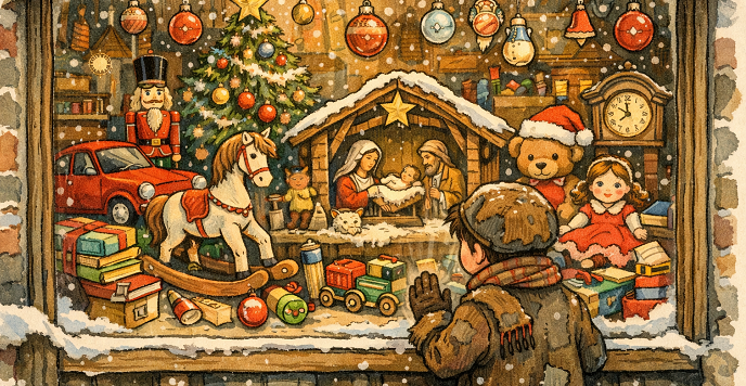 Kisfiú a kirakatnál (karácsonyi történet)